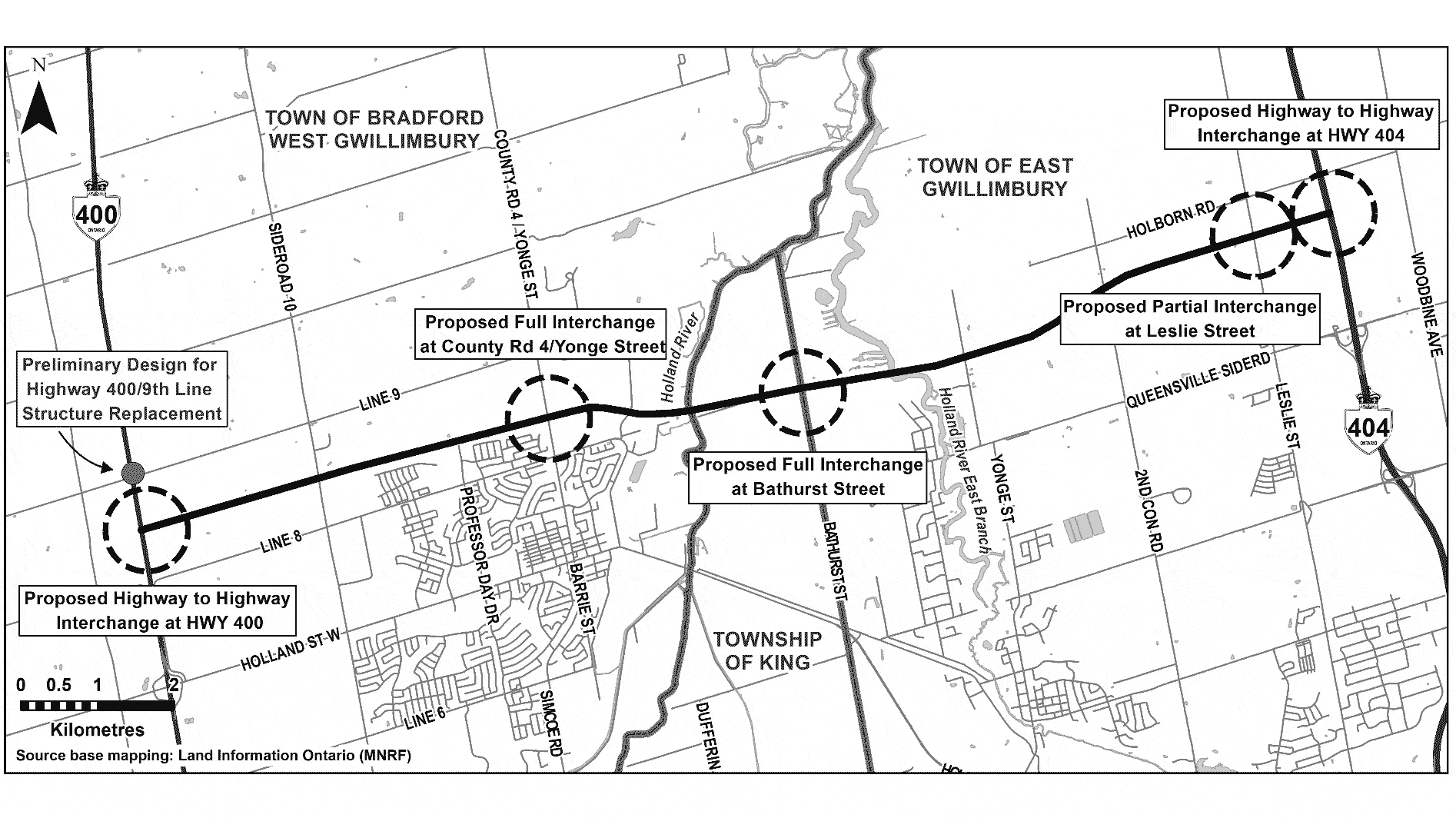 Bradford Bypass Map